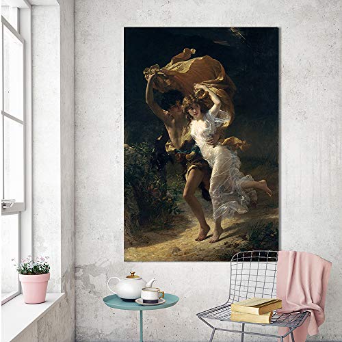 Toile décorative La Tempête par Pierre Auguste Cot finition premium - 4