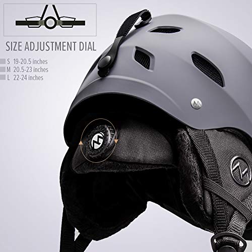 OutdoorMaster Ski Helmet (Gray, M) - Image 5