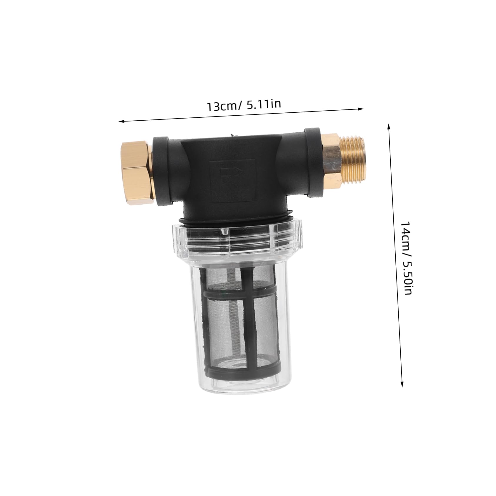 Happyyami Filtro de Agua para Hidrolimpiadora Jardín y Limpieza de Máquina Compatible con Filtro de Máquina de Limpieza y Estándar Estadounidense