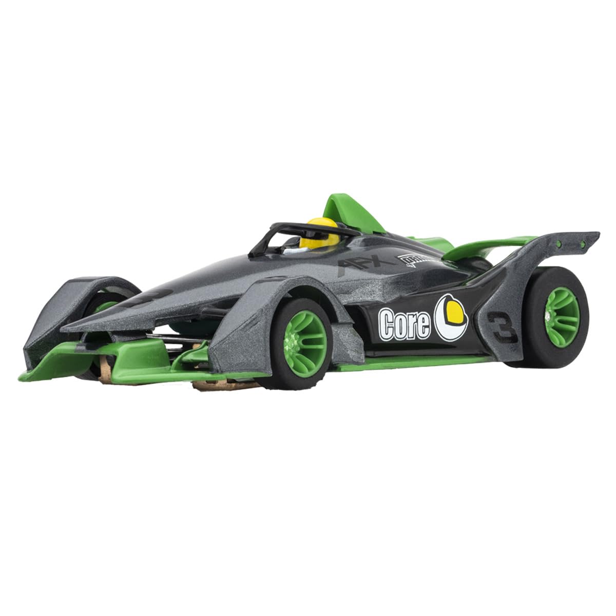 AFX 22064 Mega-G+ Formula N #3 Silver/Green HO Slot Car