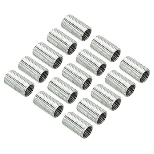 PATIKIL M12 to M10 Thread Adapters Sleeve Reducing Nut, 15 Pack 20mm Screw Conversion Nut Threaded Tube Coupler Connector Pipe Fitting