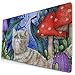 Produktbild Mousepad Cartoon Katze Pilz Schnecke Gaming Mauspad Dekorative Mousepads Matte Gummibasis Home Decor für Computer Laptop Office Home