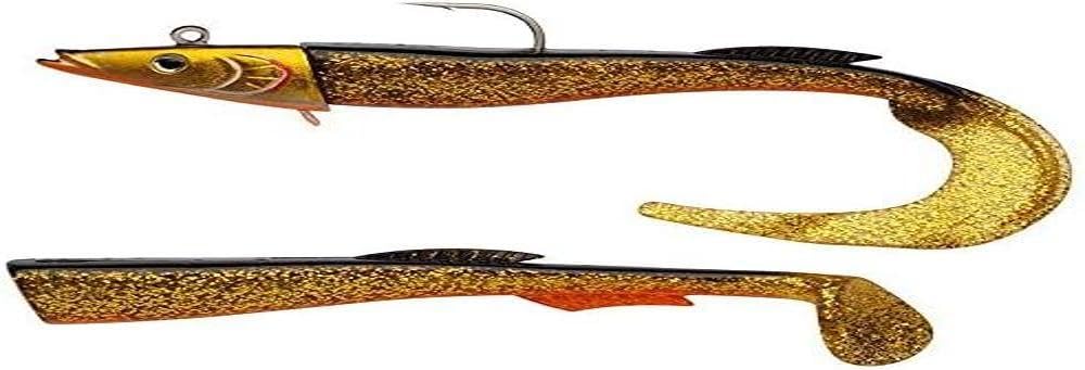 Berkley PowerBait Power Sandeel - Saltwater Soft Bait Fishing Lure for Bass, Pollack, Cod, Ling and Wrasse - Paddle Tail & Curl Tail Supplied — image 1