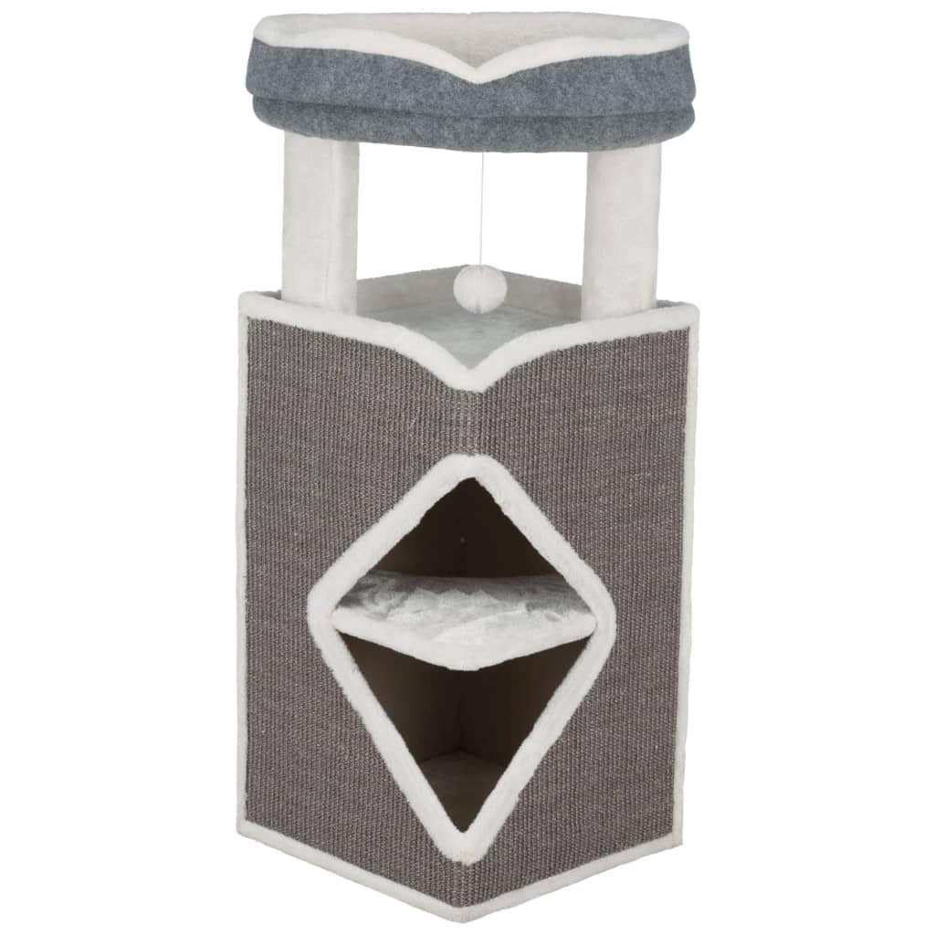 Colonne griffoir 3 niveaux Arma pour offrir un refuge douillet à votre chat