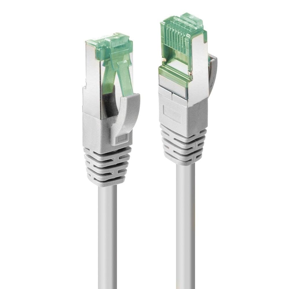LINDY Cavo Ethernet Cat 6A S/FTP da 20 m, TPE ecologico certificato GRS, cavo LAN schermato ad alta velocità, durevole e riciclabile, grigio (20 m)