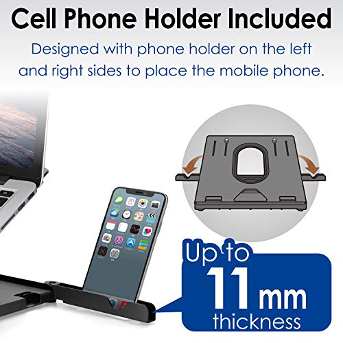 Base ergonómica ajustable para laptop hasta 15.6 pulgadas miniatura 4