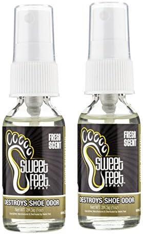 Set of 2 Shoe Deodorizing Spray - Sweet Feet Spray - Black Label