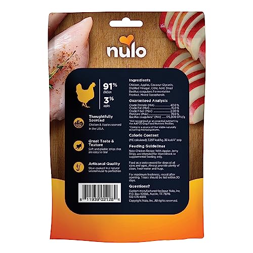 Nulo Freestyle Premium Jerky Strips Canine Treats, Grain-Free Excessive Protein Jerky Strips made with BC30 Probiotic to Help Digestive & Immune Well being Nulo Freestyle Premium Jerky Strips Canine Treats, Grain-Free Excessive Protein Jerky Strips made with BC30 Probiotic to Help Digestive & Immune Well being