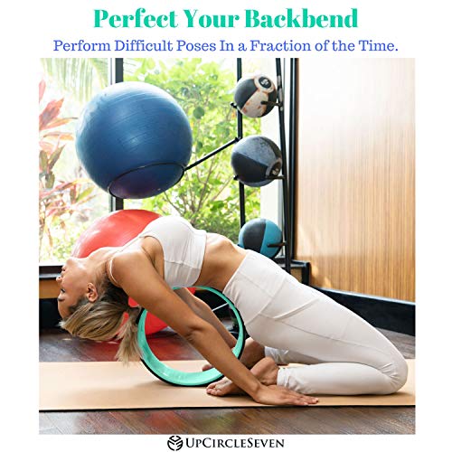 UPCIRCLESEVEN Yoga Wheel - Strongest & Most Comfortable Yoga Prop Wheel, Perfect Platform for Stretching and Improving Backbends, 12 x 5 Inch Basic UPCIRCLESEVEN Yoga Wheel - Strongest & Most Comfortable Yoga Prop Wheel, Perfect Platform for Stretching and Improving Backbends, 12 x 5 Inch Basic
