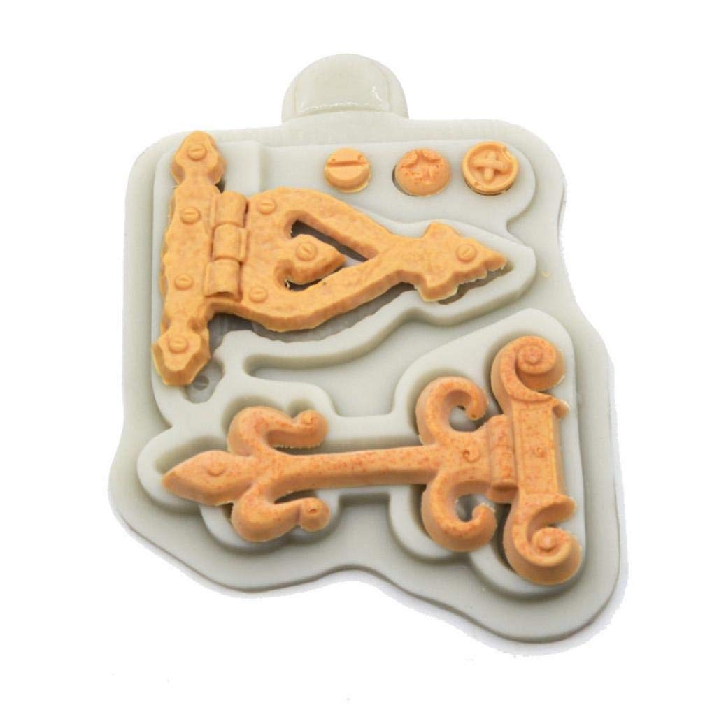 1pc Silicone Key Shape Mold Chocolate Candy Fondant Sugarcraft Decoration Mould DIY Non Stick Gumpaste Decorating Tools