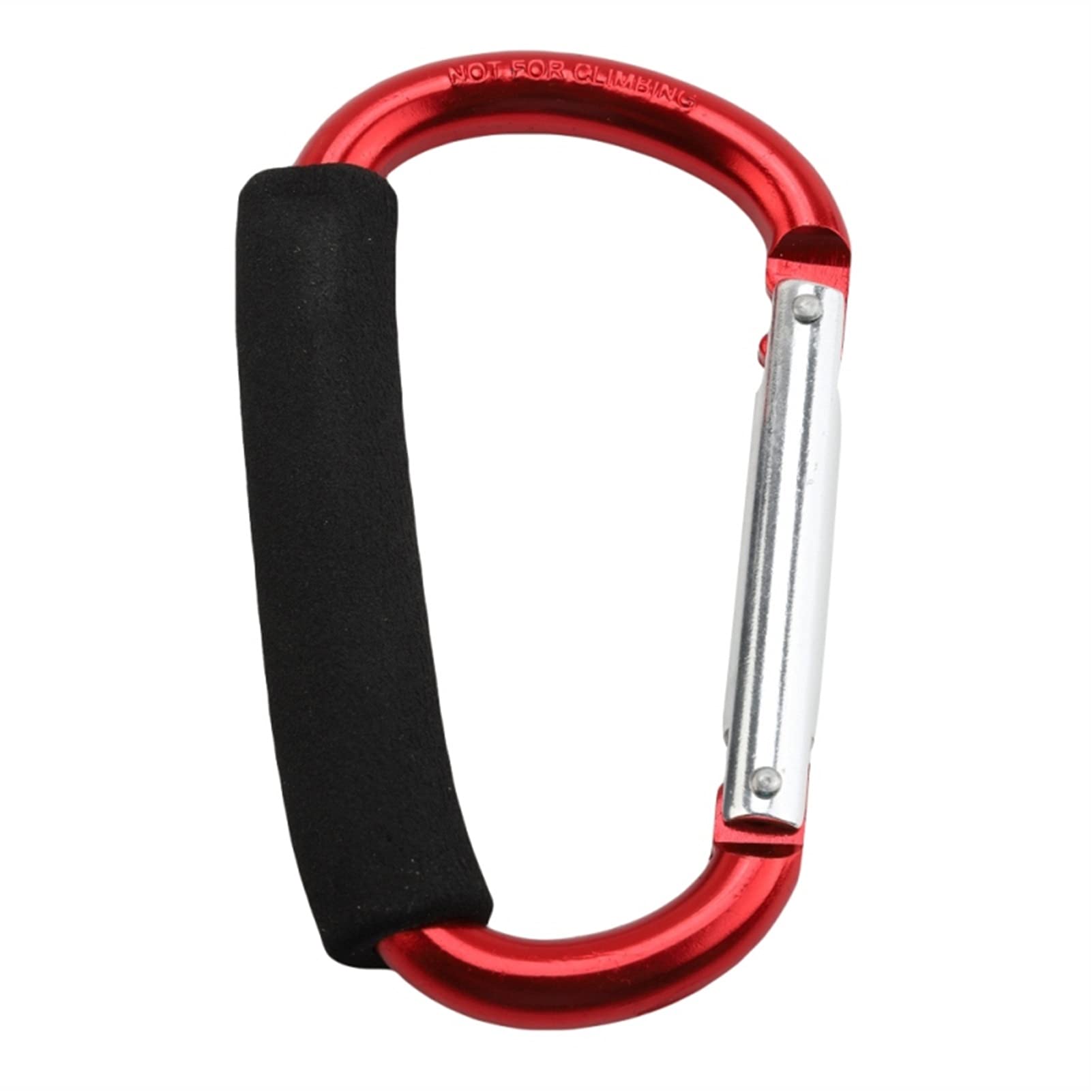 Moschettone Alluminio, Heavy Duty Resistente, Gancio Multiuso, Robusto per Arrampicata Esterna Giochi Amacche Portachiavi