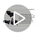 The White Willow Lapdesk Pillow for Laptops, Study, and Reading- Hard Foam Lap Desk Pillow-Ergonomic Design Gaming Pillow, Arm Rest & Reading Pillow- Perfect for Bed, Floor & Sofa- Black - Image 3