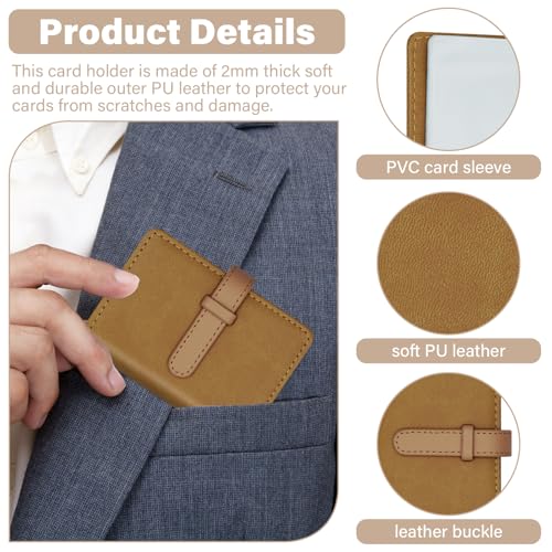 PU Leather Credit Card Holder with 26 Card Slots - Book Style - Size 4.2L X 3 X 0.7 Inches2