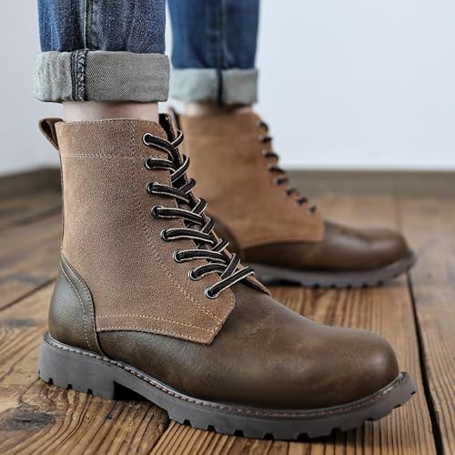 Image of COSIDRAM Men's Casual Oxford Boots Classic Suede Chukka Boot Comfort Business Dress Shoes Lace Boots