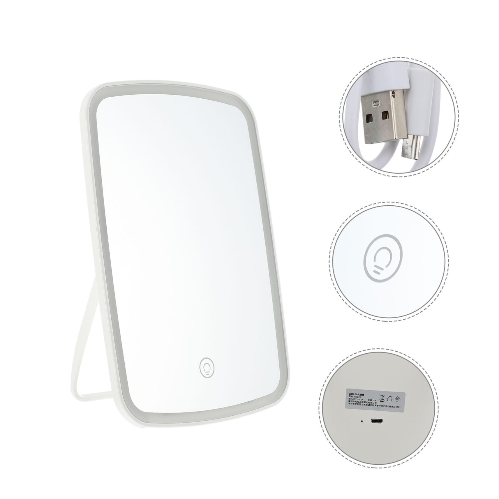 LED Portatile con Illuminazione Design e Compatto per Modalità per Make Up Situazione
