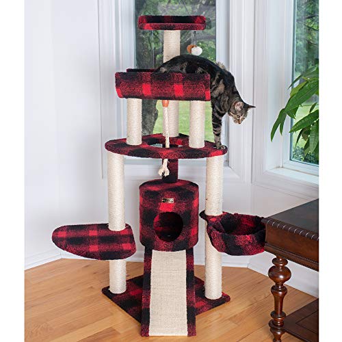 Armarkat B5806 árbol para gatos madera con múltiples funciones miniatura 5