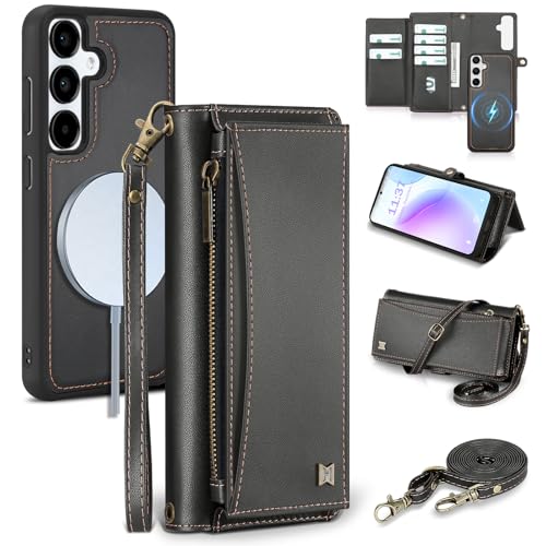 BLISLIAR Wallet Case for Samsung Galaxy S24 Plus,RFID Blocking,Black by BLISLIAR - Used condition - US$23.57