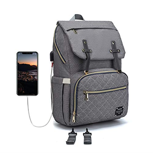 Diaper Bag Backpack, LEQUEEN Travel Back Pack Maternity Baby Changing Bags