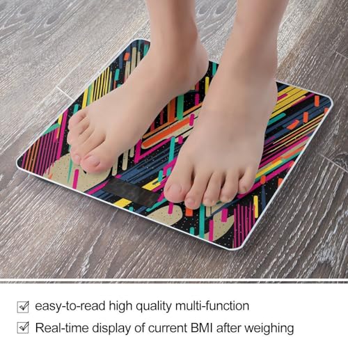 Báscula Digital de Baño Colorida con Medidor de Cinta miniatura 5