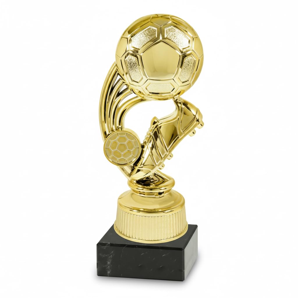 Generico Trofeo Calcio Personalizzabile – Coppa Sportiva in ABS – Premio Allenatore, Capitano o Miglior Giocatore – Coppe e Trofei
