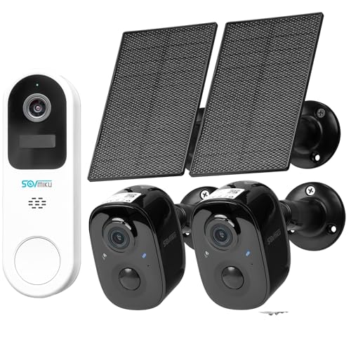 Vicohome 2G6B Best 2K Solar Security Camera and DB3 2K Smart