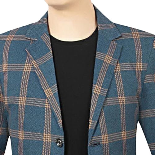 Blazer à revers homme de style rétro - Coupe ajustée premium - 3