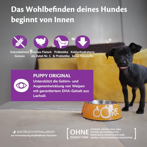 Wellness CORE Puppy 1,5 kg, Huhn & Truthahn – Hundefutter Trocken – Ansicht 4