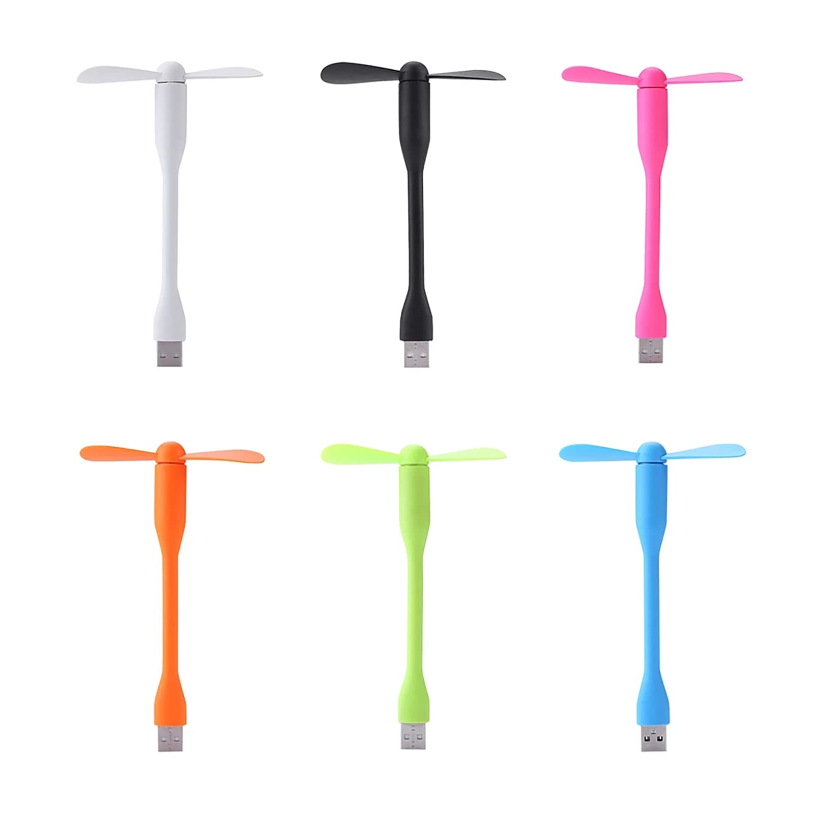 Amazon.com: Sokelinn-six USB Flexible Fan, Mini Portable Cooling