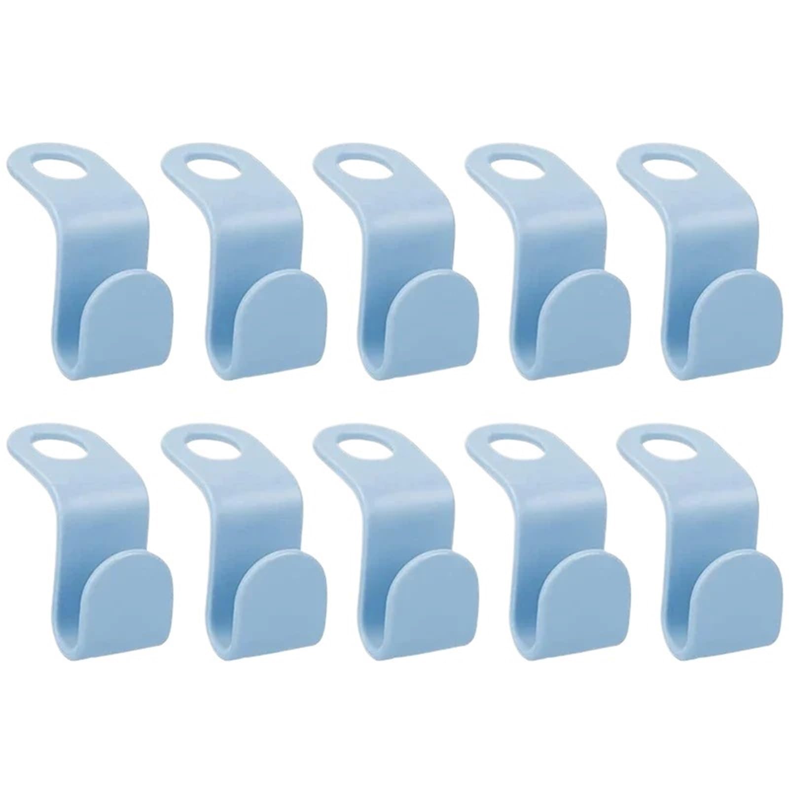 Hangers for Clothes Space Savers 200pcs Cascading Hanger Plastic Extender Clips Wardrobe Coat Organizer(Blue)