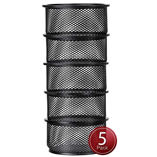 Metal Paper Clip Holder Paper Clip Dispenser for Desk Mesh Paper Clip Organizer