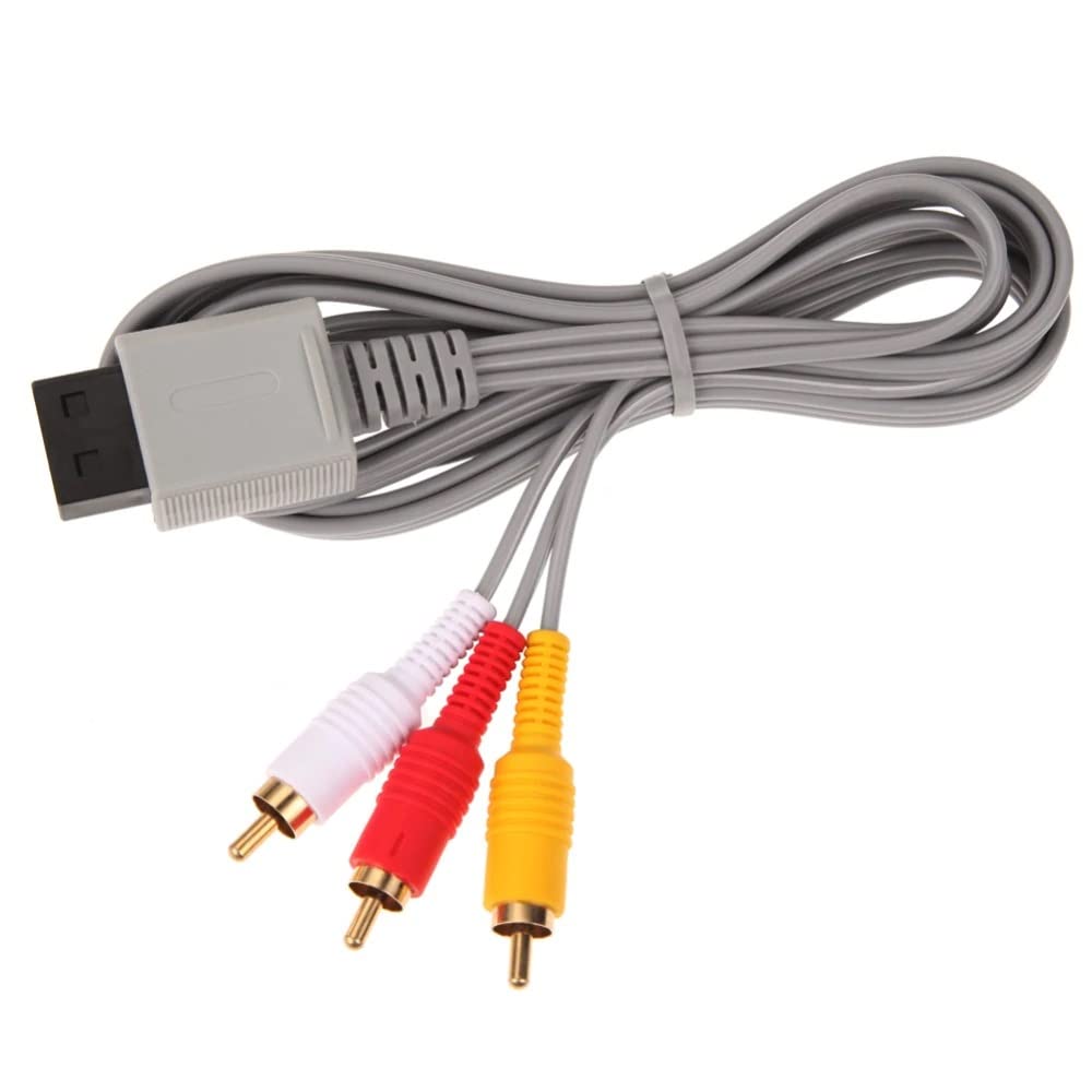 Link-e : Caricatore di Rete, Cavo AV e Barra Sensore Cablata Compatibile con la Console Nintendo Wii