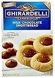Ghirardelli Milk Chocolate Shortbread Chocolate Drop Premium Cookie Mix 3 Pouches Inside Box, NET WT 51.6 OZ