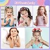 Faburo 10pcs Kids Jewelry for Girls -5 Necklaces, 5 Bracelets, Little Girls Jewelry Kids Mermaid Necklace for girls, Toddler Jewelrys Necklace Birthday Christmas Gift Age 3 4 6 8 #5