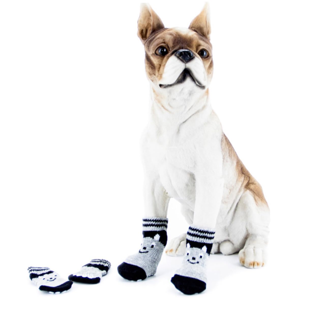 POPETPOP 9paare Hundesocken Für Kleine Hunde rutschfeste Baumwollsocken Für Indoor-pfotenpflege Warm Und Für Böden Und Schützende Pfotenschutz