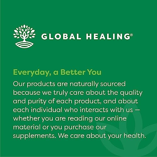 Global Healing Liquid Vitamin C 180Mg - Natural Vitamin C Supplement With Organic Antioxidant Ingredients (Amla Extract) - Vitamina C Para Apoyo Inmunologico - Go Pure With Plant-Based Vit C - 2 Fl Oz #TOP4