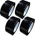 Produktbild 4 Rollen schwarzes Profi Gewebeband 50 m x 48 mm 'Ultra Strong' (4 Rollen je 50m x 48 mm, schwarz)