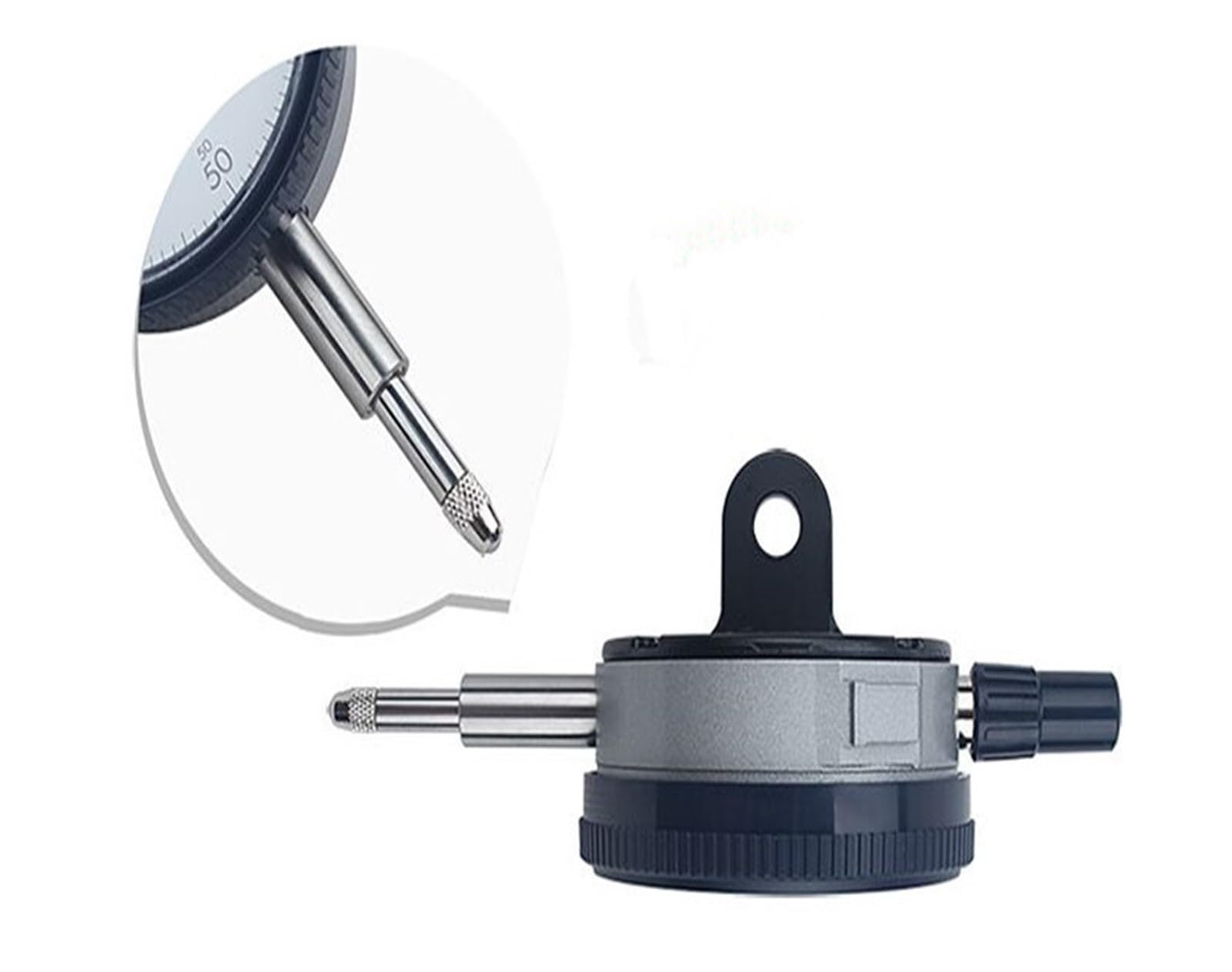 Comparateur Jauge à Cadran 0-10mm mètre précis 0.01mm indicateur de résolution Instrument de Mesure indicateur à Cadran 2046S