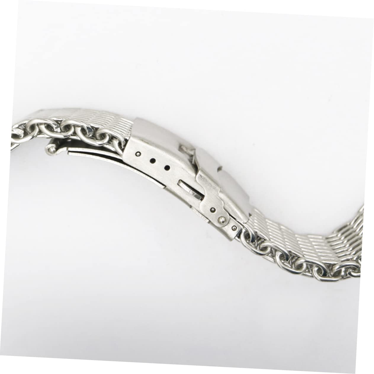 COLLBATH Lot De 2 Bracelets De Montre Élégants En Maille De Requin 20 Mm En Acier Inoxydable Confortables Pour Une Utilisation Quotidienne Et Nocturne