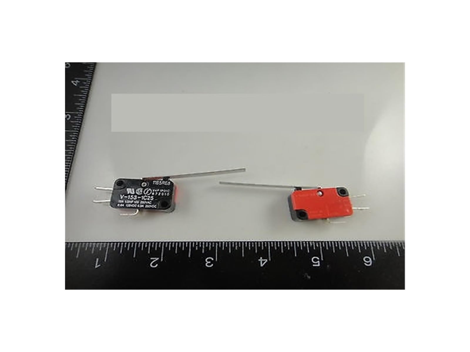 Micro switch SPDT V-153-1C25 pour domotique et automatisation de portail à levier de détection