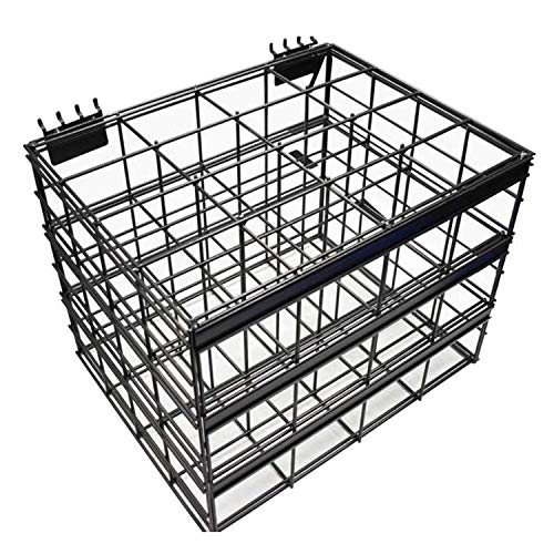 VICTORY DISPLAY & STORE FIXTURE MFG Stackable Metal 12-Pocket Drum Stick Bin - Can Attach to Slatwall and Pegboard