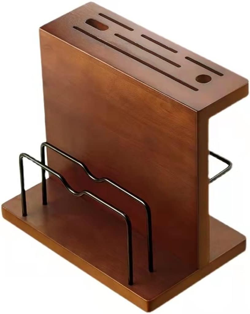 Kitchen Solid Wood Holder, Multifunctional Cutting Board, Tool Storage Rack, Hollow Ventilation