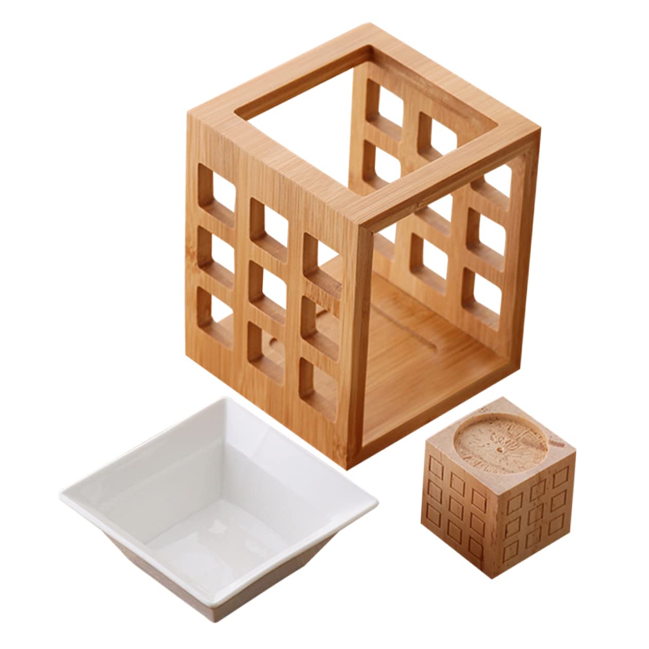 Brûleur à huile parfumée en céramique TOPBATHY, diffuseur de cire de qualité