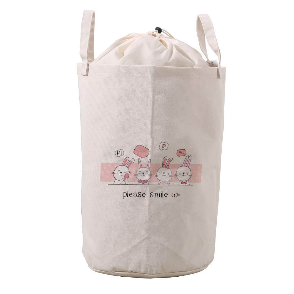 Sac à linge de salle de bain en lin pour organiser le linge sale avec élégance