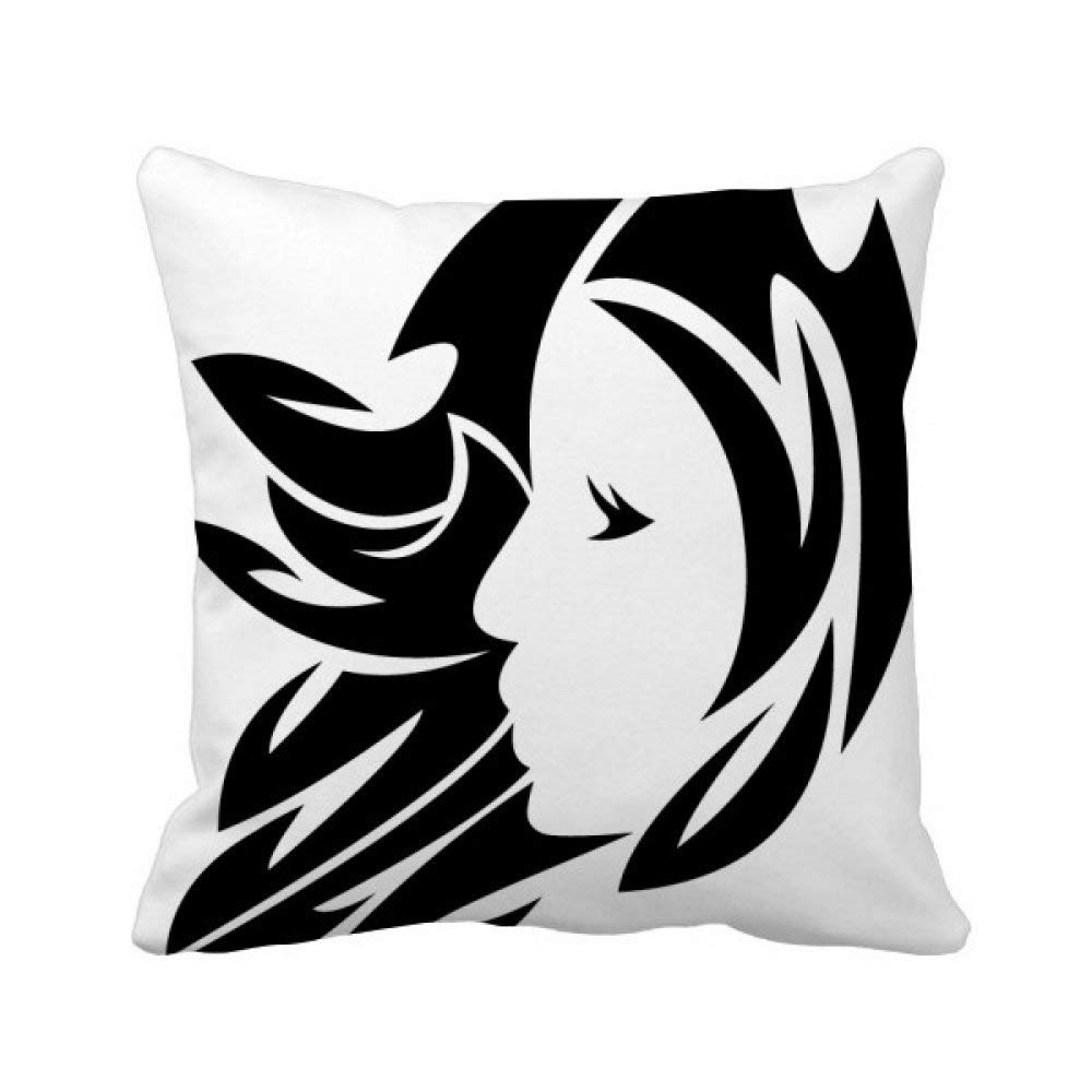 Housse de coussin Vierge astro carrée pour décoration salon
