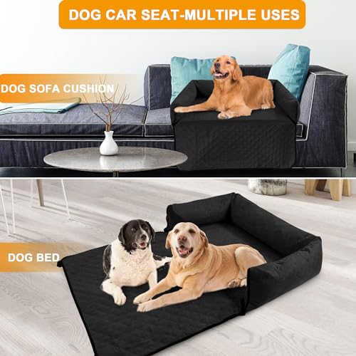 Dog-Car-Seat-Pet-Booster-Car-Seat-for-MidLarge-Dogs-Dog-Car-Seat-is-Safe-and-Comfortable-and-can-be-Disassembled-for-Easy-Cleaning-Comfy-Ultra-Soft-Car-Travel-Bed-Black-Soft-Medium-Dog-Car-Seat Dog Car Seat Pet Booster Car Seat for MidLarge Dogs Dog Car Seat is Safe and Comfortable and can be Disassembled for Easy Cleaning Comfy Ultra Soft Car Travel Bed Black Soft Medium Dog Car Seat