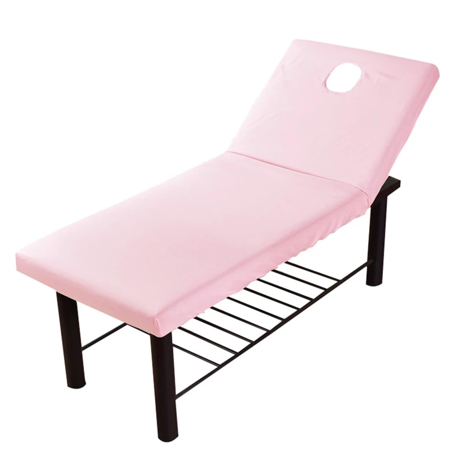Sabanas Camilla Masaje Sábana ajustable for camilla de masajes 70 x 190 cm, cubierta completa con banda goma elástica, funda for cama tratamiento masaje spa orificio for respirar en la cara(F)