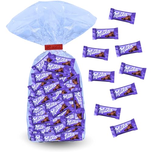 MILKA Naps - 60 Chocolats au Lait Individuels - Sachet 280 g