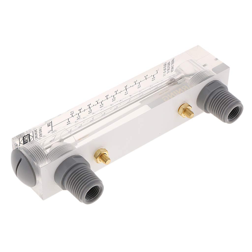 Perfeclan Acryl Tube Wasser schwebekörper-Durchflussmesser LZM-15 Liquid, 0,1-1 GPM / 0,5-4,0 LPM