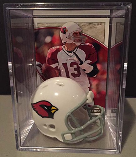 Arizona NFL Helmet Shadowbox w/Kurt Warner card