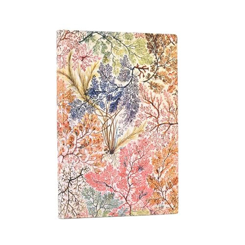 Paperblanks | Anemone | William Kilburn | Flexi A Copertina Morbida | Mini | Righe | Chiusura Con Fascia Elastica | 208 Pg | 80 Gsm